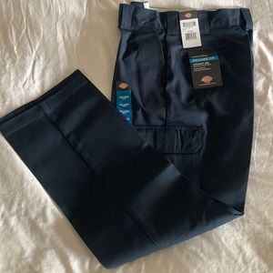 Dickies navy relaxed cargo pant brand new